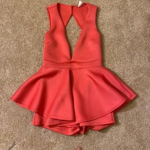 Dressy pink romper